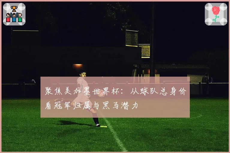 聚焦美加墨世界杯：从球队总身价看冠军归属与黑马潜力